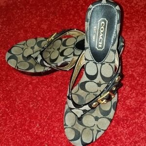 Authentic Coach Sandals